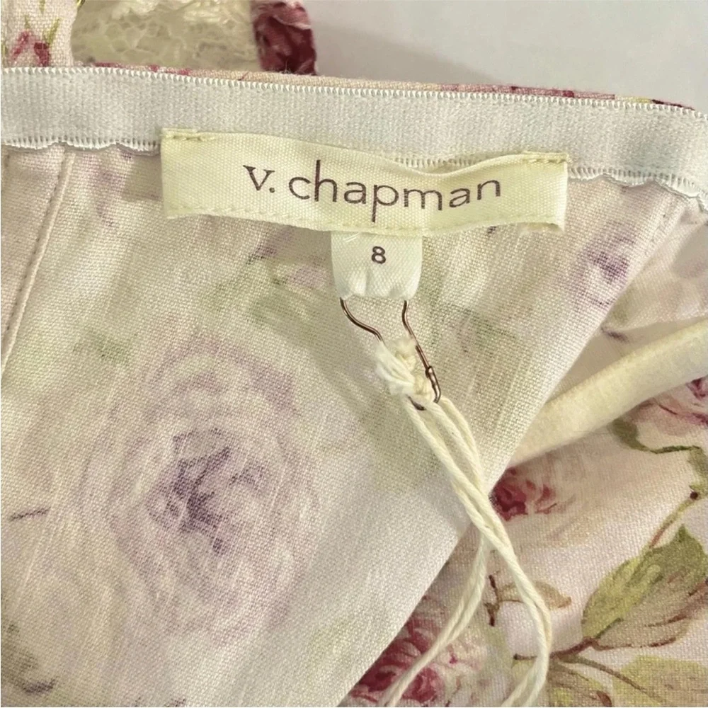 NWT V. Chapman Sorento Corset Top size 8 in Pink Rose - Picture 6 of 8